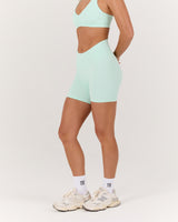 LUXE DARCY BIKER SHORTS - MINT