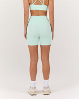LUXE DARCY BIKER SHORTS - MINT