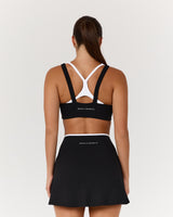 LUXE DARIA BRA - BLACK WHITE