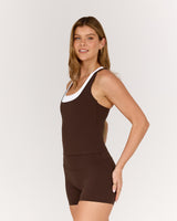 LUXE DARIA TOP - FONDANT WHITE