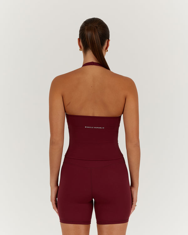 LUXE HALLY TOP - BERRY