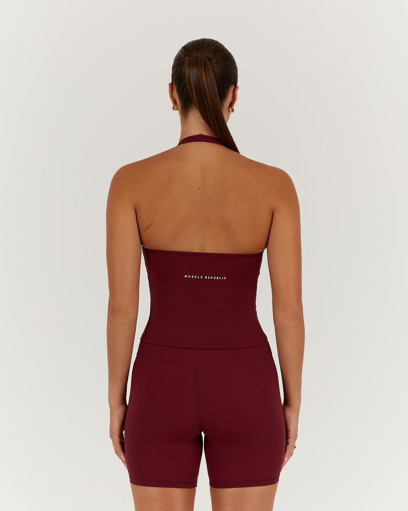 LUXE HALLY TOP - BERRY