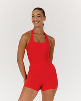 LUXE HALLY TOP - FIERY RED