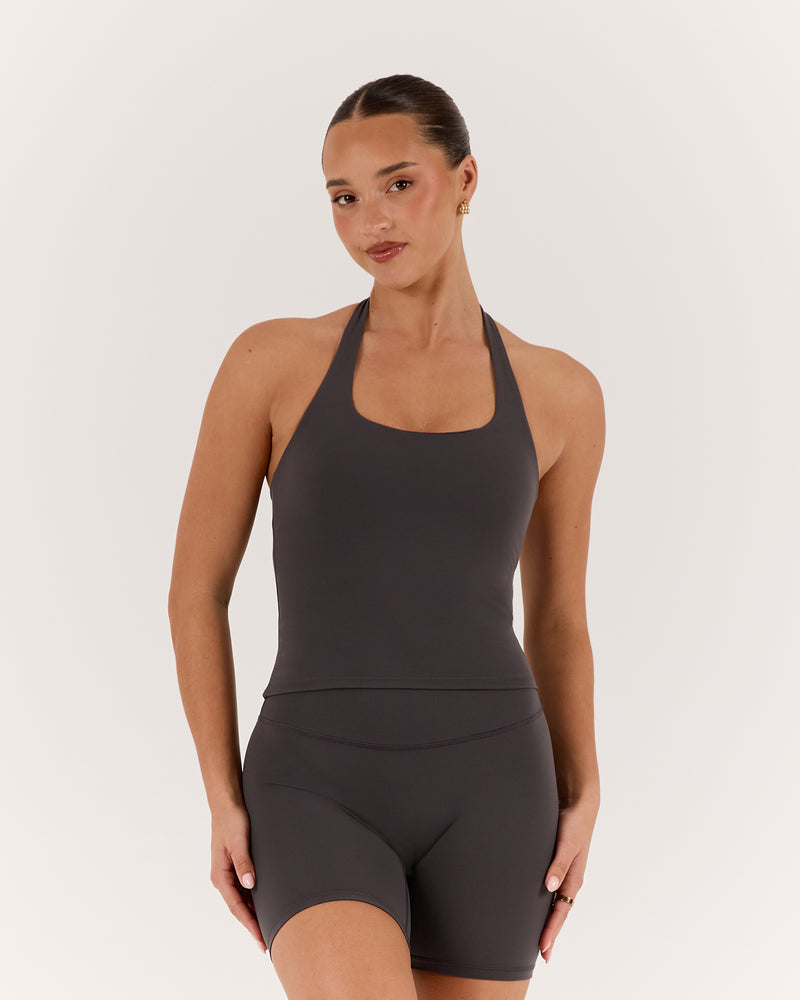 LUXE HALLY TOP - PEBBLE