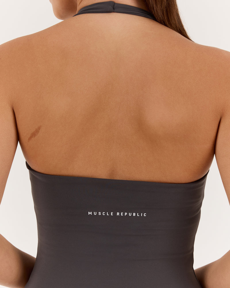 LUXE HALLY TOP - PEBBLE