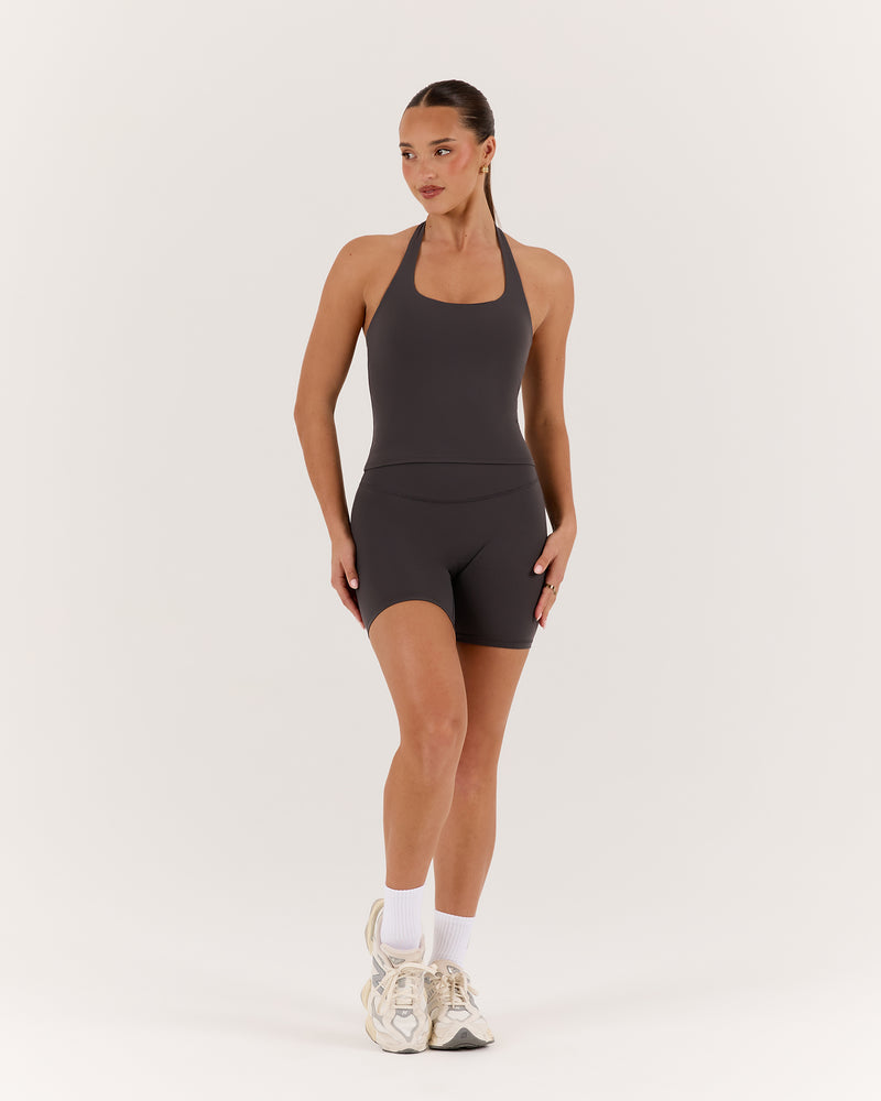 LUXE HALLY TOP - PEBBLE