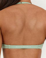 LUXE HALTER BRA - LILLY SAGE
