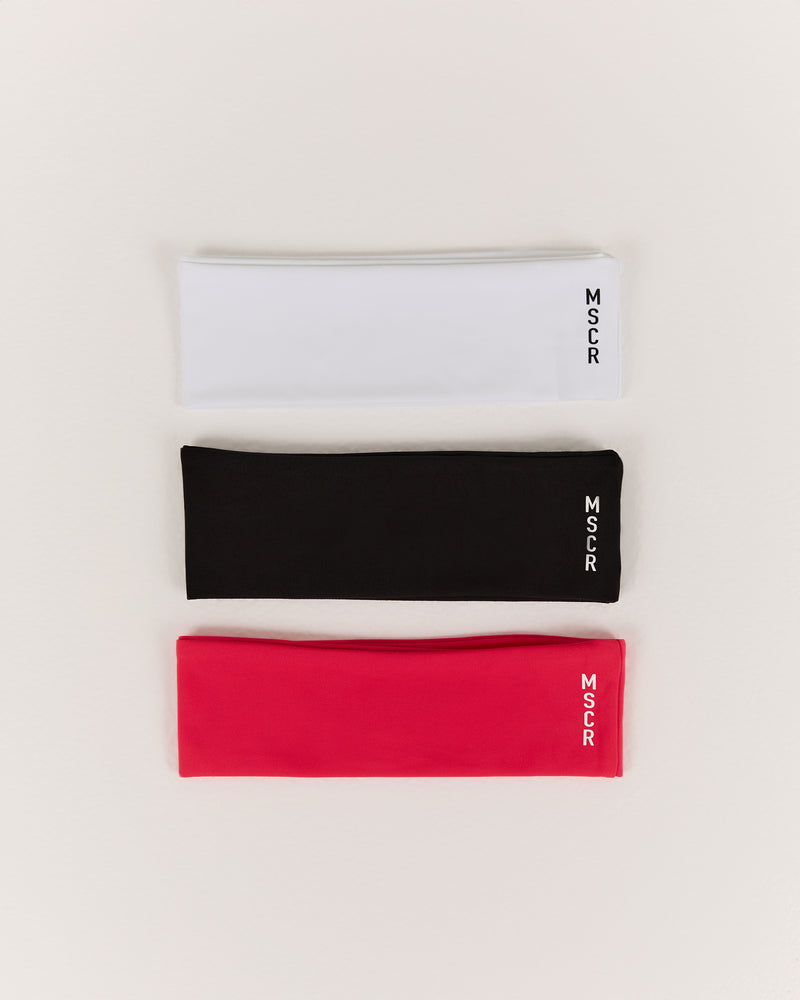 LUXE HEADBAND 3PK - SUNRISE BLACK WHITE