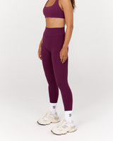 LUXE 7/8 LEGGINGS - BEET