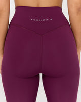 LUXE 7/8 LEGGINGS - BEET