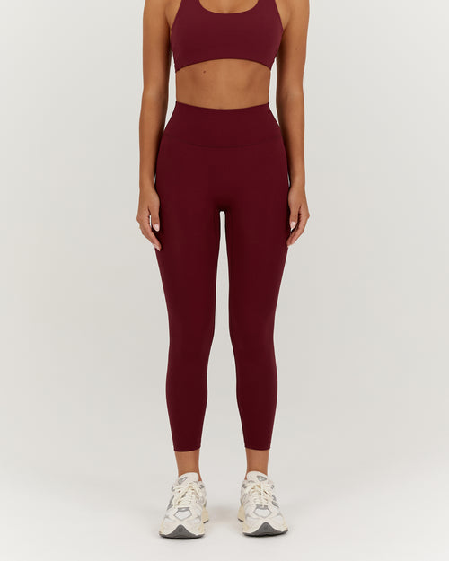 LUXE LEGGINGS 24" - BERRY