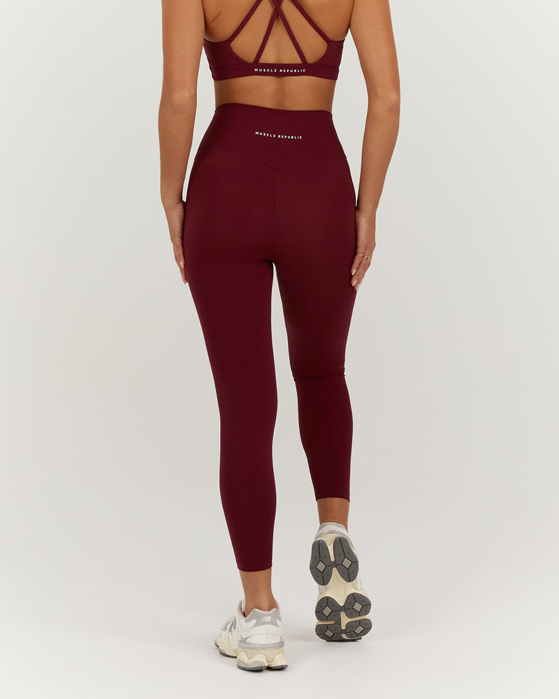 LUXE LEGGINGS 24" - BERRY