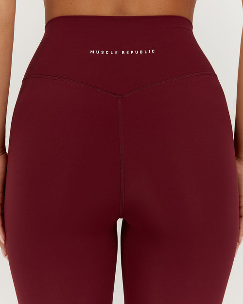 LUXE LEGGINGS 24" - BERRY