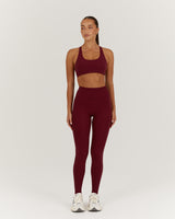 LUXE LEGGINGS 28" - BERRY