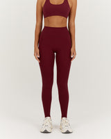 LUXE LEGGINGS 28" - BERRY