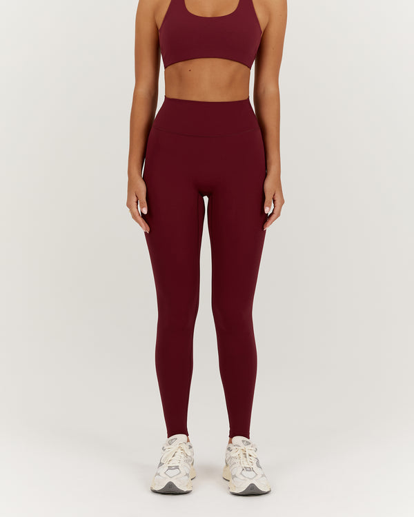 LUXE LEGGINGS 28" - BERRY