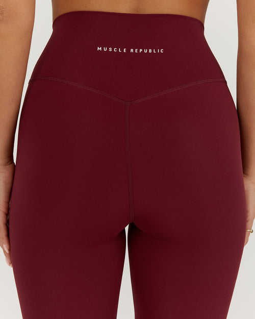 LUXE LEGGINGS 28" - BERRY