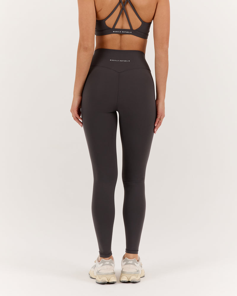 LUXE LEGGINGS 28" - PEBBLE
