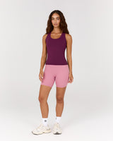 LUXE LONGLINE TANK - BEET