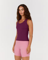 LUXE LONGLINE TANK - BEET