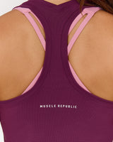 LUXE LONGLINE TANK - BEET