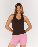 LUXE LONGLINE TANK - FONDANT