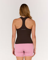 LUXE LONGLINE TANK - FONDANT