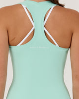 LUXE LONGLINE TANK - ICED MINT