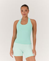 LUXE LONGLINE TANK - ICED MINT