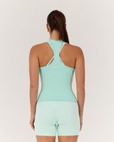 LUXE LONGLINE TANK - ICED MINT