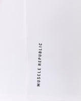 LUXE MAYA SLEEVELESS TOP - WHITE