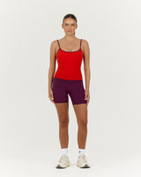 LUXE MIA TOP - FIERY RED