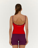 LUXE MIA TOP - FIERY RED