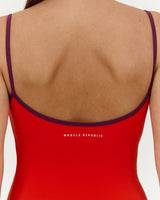 LUXE MIA TOP - FIERY RED