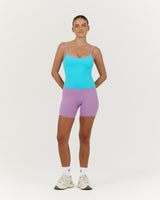 LUXE MIA TOP - TURQUOISE