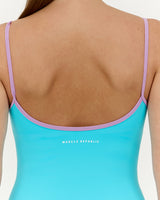 LUXE MIA TOP - TURQUOISE