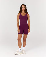 LUXE MIDRIFF TANK - BEET