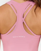 LUXE MIDRIFF TANK - BLOOM