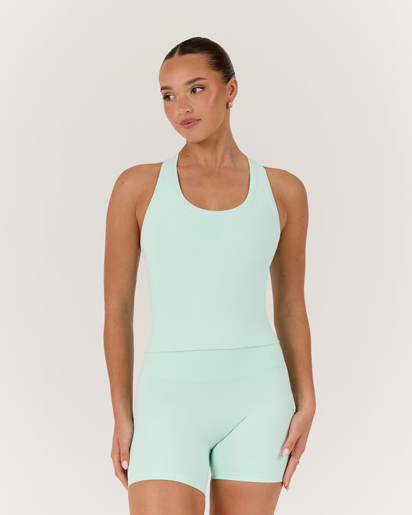 LUXE MIDRIFF TANK - MINT