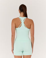 LUXE MIDRIFF TANK - MINT