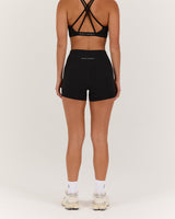 LUXE MINI SHORTS - BLACK