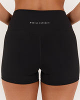 LUXE MINI SHORTS - BLACK