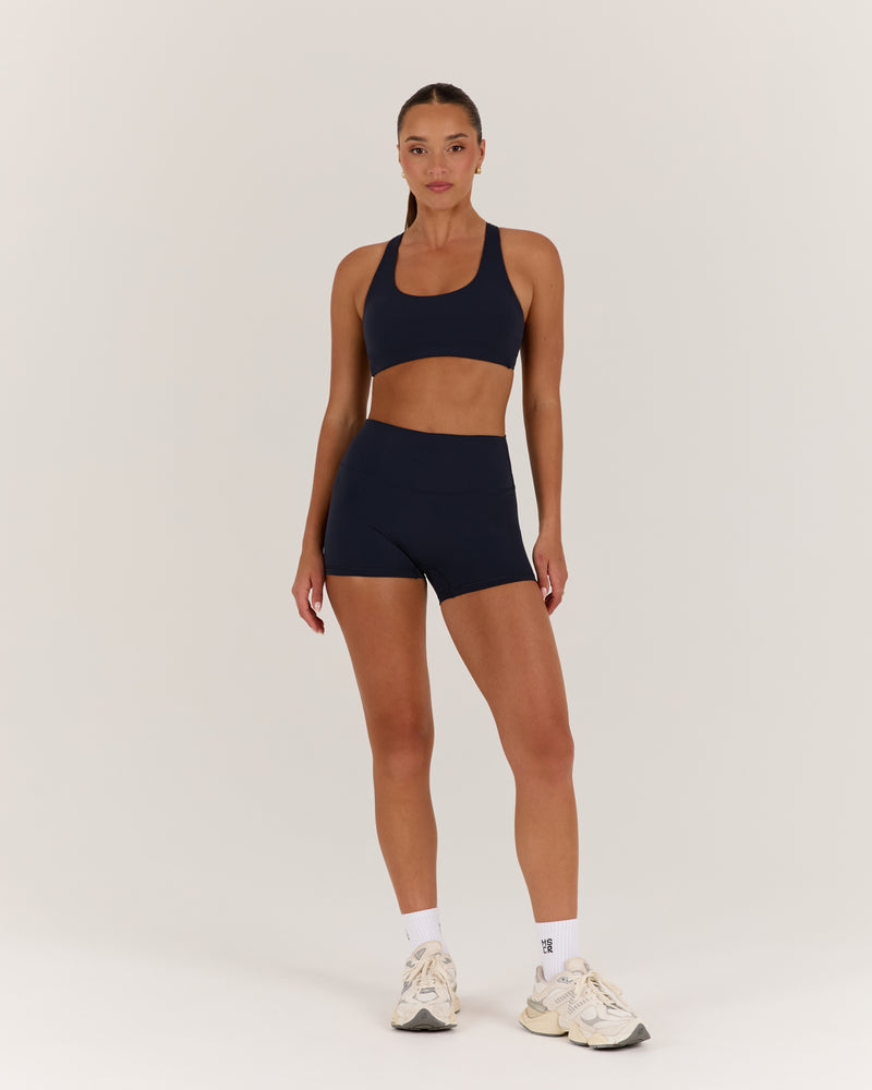 LUXE MINI SHORTS - DEEP NAVY