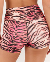 LUXE MINI SHORTS - TIGER PEACH