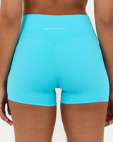 LUXE MINI SHORTS - TURQUOISE