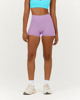 LUXE MINI SHORTS - VIOLET