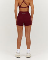 LUXE MINI SHORTS - BERRY