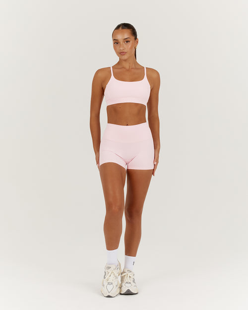 LUXE MINI SHORTS - MARSHMALLOW