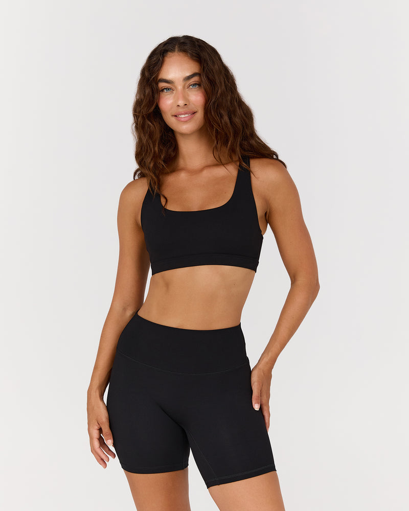 LUXE NINA BRA - BLACK – MUSCLE REPUBLIC