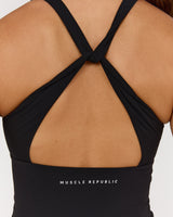 LUXE NINA TOP - BLACK